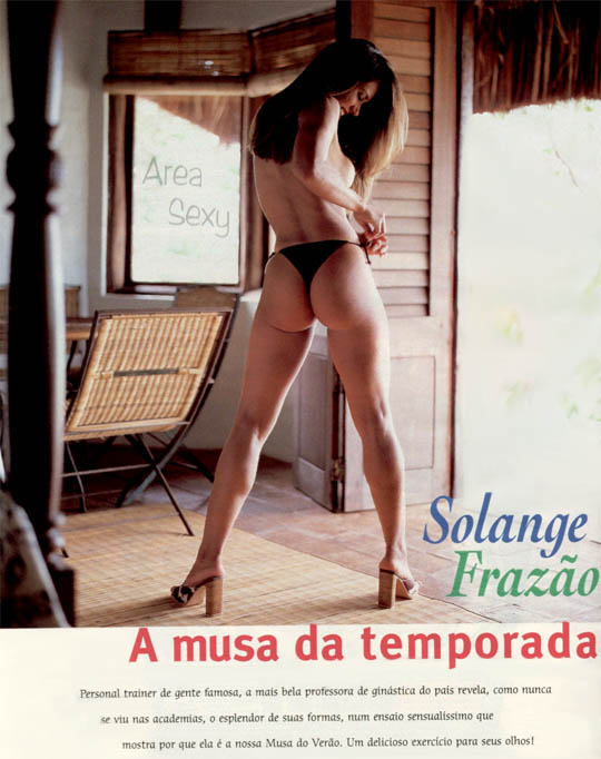 Solange Frazão Pelada na Playboy (Todas as Fotos)