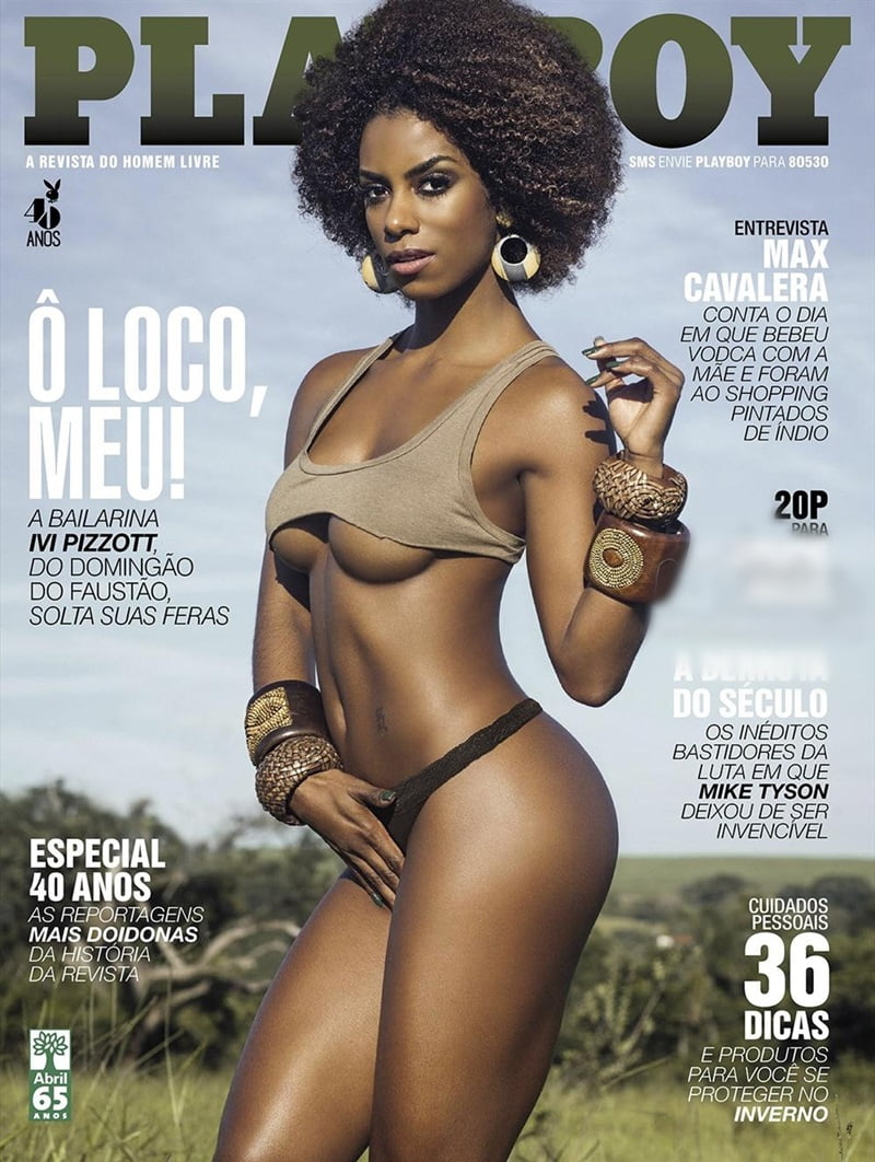 Ivi Pizzott Pelada na Playboy (Mulata Nua Perfeita)