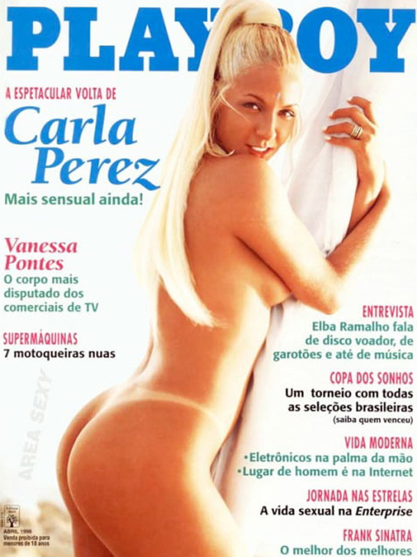 Carla Perez pelada na Playboy (1999)