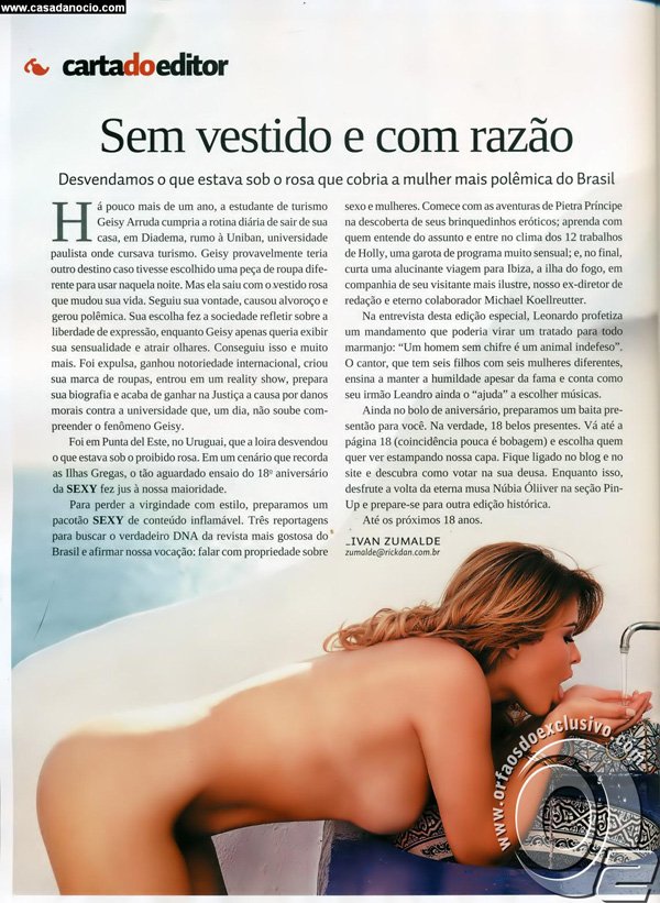 Geisy Arruda pelada na Sexy 2010