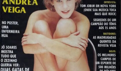 Andréa Veiga pelada na Playboy 1988 - ex-Paquita nua