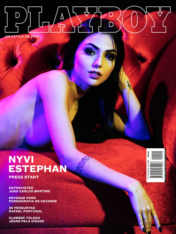 Nivy Estephan pelada na Playboy